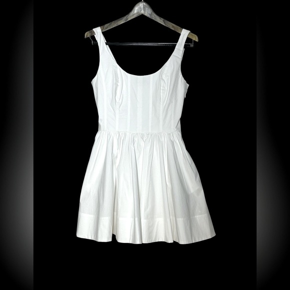 NWT J. Crew Fit-and-Flare Corset Mini Dress with Pockets, Size 2 - Picture 4 of 13